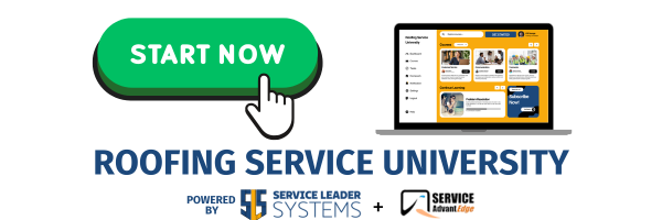 Sign up for the Roofing Service University employee microlearning system